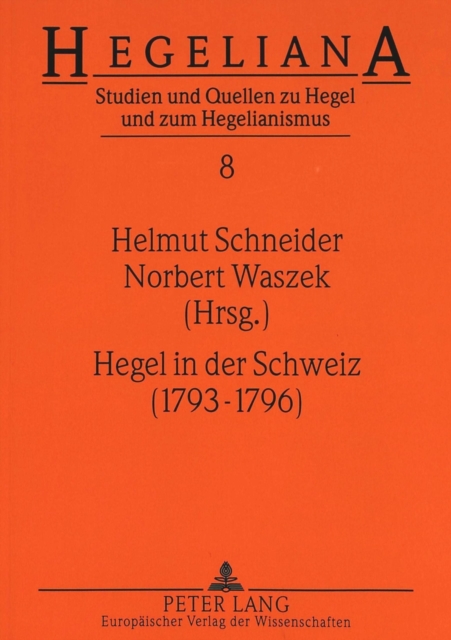 Hegel in Der Schweiz (1793-1796), Paperback / softback Book