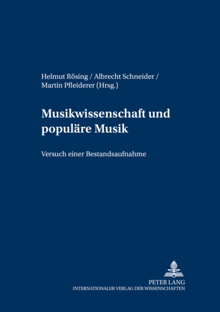 Musikwissenschaft Und Populaere Musik : Versuch Einer Bestandsaufname, Paperback / softback Book
