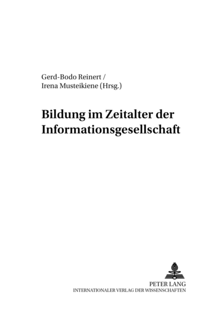 Bildung Im Zeitalter Der Informationsgesellschaft, Paperback / softback Book