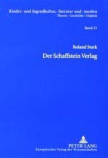 Der Schaffstein Verlag : Verlagsgeschichte Und Bibliographie Der Publikationen 1894-1973, Microfilm Book