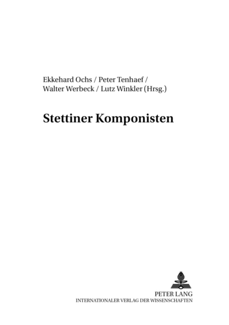 Stettiner Komponisten, Paperback Book