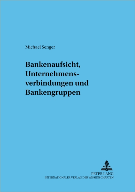Bankenaufsicht, Unternehmensverbindungen Und Bankengruppen, Paperback / softback Book
