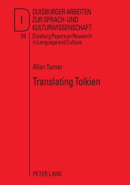 Translating Tolkien : Philological Elements in The Lord of the Rings, Paperback / softback Book