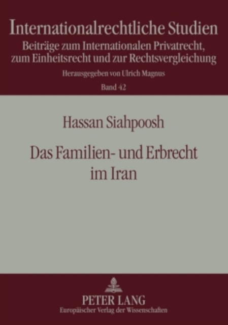 Das Familien- Und Erbrecht Im Iran, Paperback / softback Book