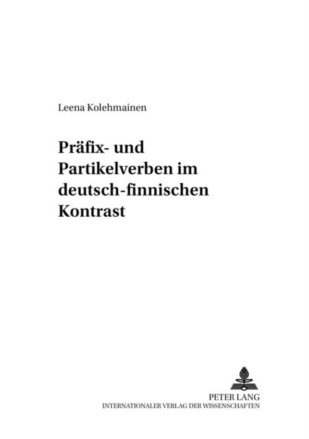 Praefix- Und Partikelverben Im Deutsch-Finnischen Kontrast, Paperback / softback Book