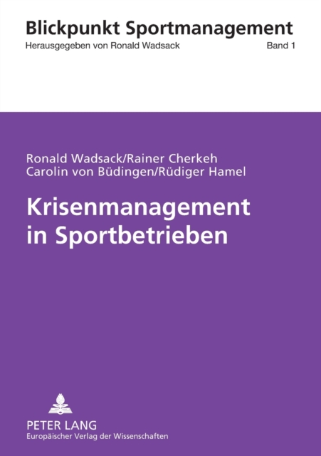 Krisenmanagement in Sportbetrieben, Paperback / softback Book