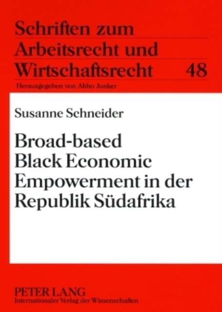 Broad-Based Black Economic Empowerment in Der Republik Suedafrika, Paperback / softback Book