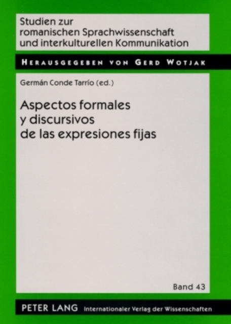 Aspectos Formales Y Discursivos de Las Expresiones Fijas, Paperback / softback Book
