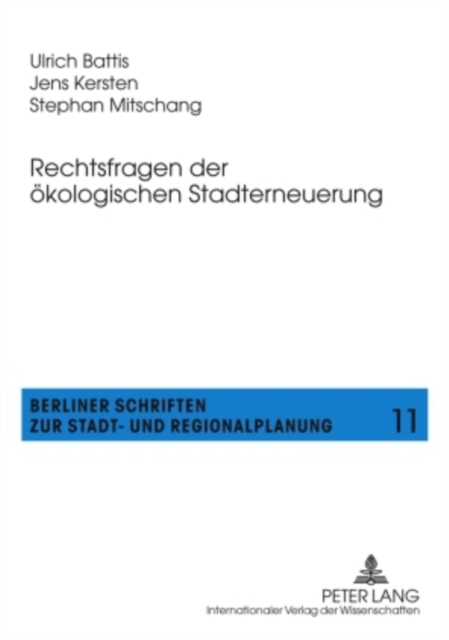 Rechtsfragen Der Oekologischen Stadterneuerung, Paperback / softback Book