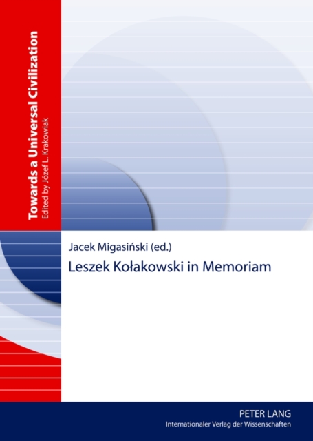 Leszek Kolakowski in Memoriam, Hardback Book