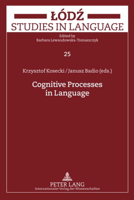 Cognitive Processes in Language, Hardback Book