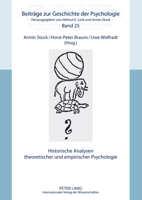 Historische Analysen Theoretischer Und Empirischer Psychologie, Hardback Book