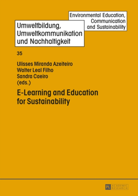 E-Learning and Education for Sustainability, Hardback Book