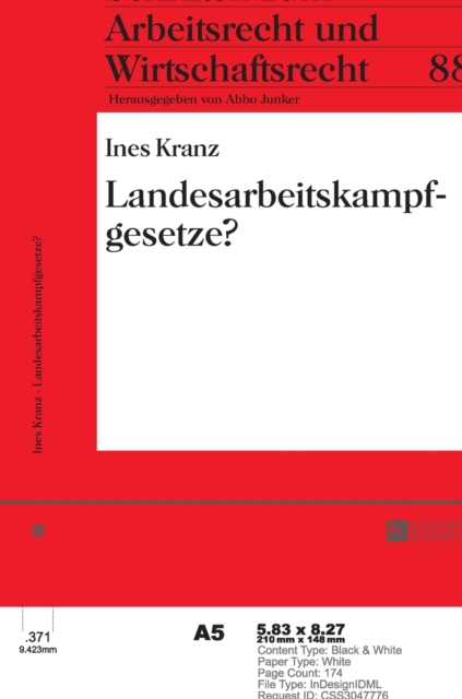 Landesarbeitskampfgesetze?, Paperback / softback Book