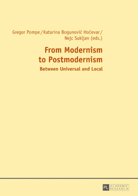 From Modernism to Postmodernism : Between Universal and Local, EPUB eBook