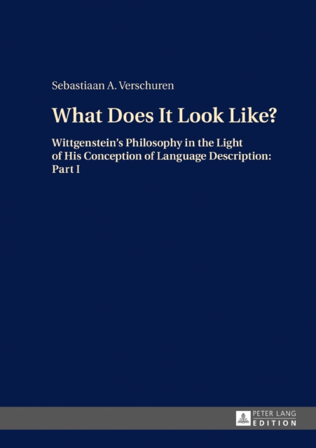 What Does It Look Like? : Wittgenstein's Philosophy in the Light of His Conception of Language Description: Part I, PDF eBook