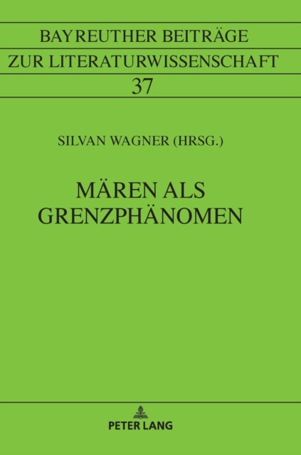 Maeren als Grenzphaenomen, Hardback Book