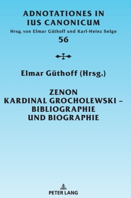 Zenon Kardinal Grocholewski - Bibliographie Und Biographie, Hardback Book