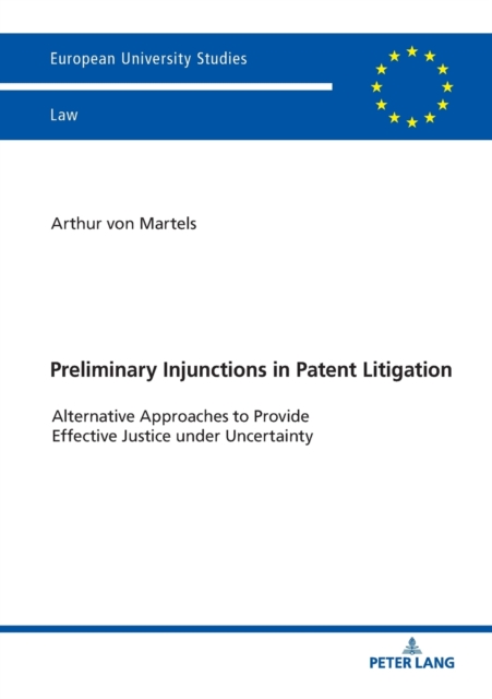 Preliminary Injunctions in Patent Litigation : Alternative Approaches to Provide Effective Justice under Uncertainty, Paperback / softback Book