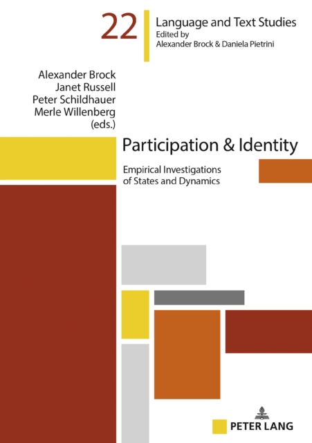 Participation & Identity : Empirical Investigations of States and Dynamics, Hardback Book