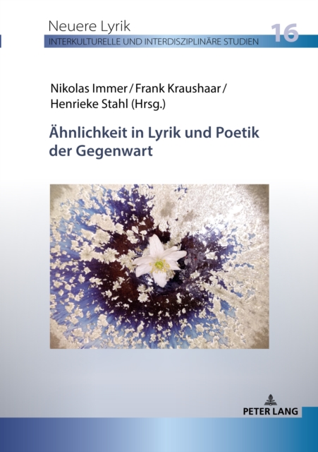 Aehnlichkeit in Lyrik und Poetik der Gegenwart, PDF eBook