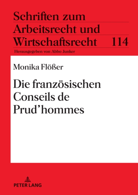 Die franzoesischen Conseils de Prud'hommes, Hardback Book
