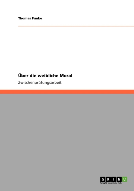 Uber Die Weibliche Moral, Paperback Book