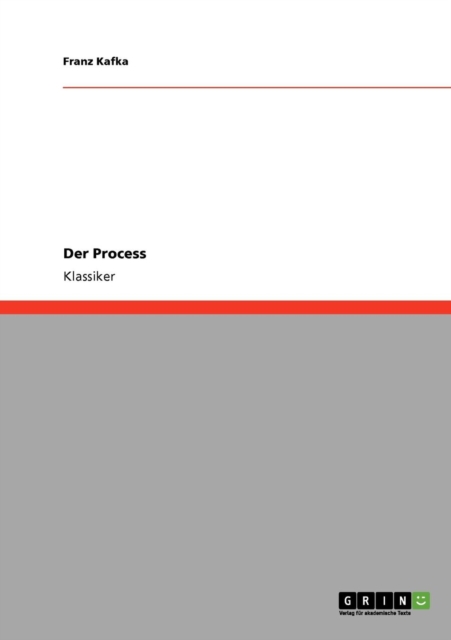 Der Process, Paperback / softback Book