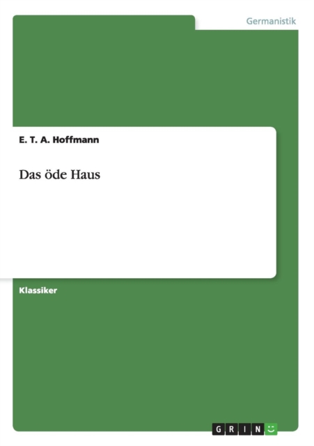 Das oede Haus, Paperback / softback Book