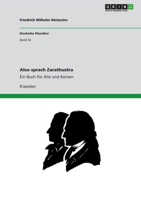 Also sprach Zarathustra : Ein Buch fur Alle und Keinen, Paperback / softback Book
