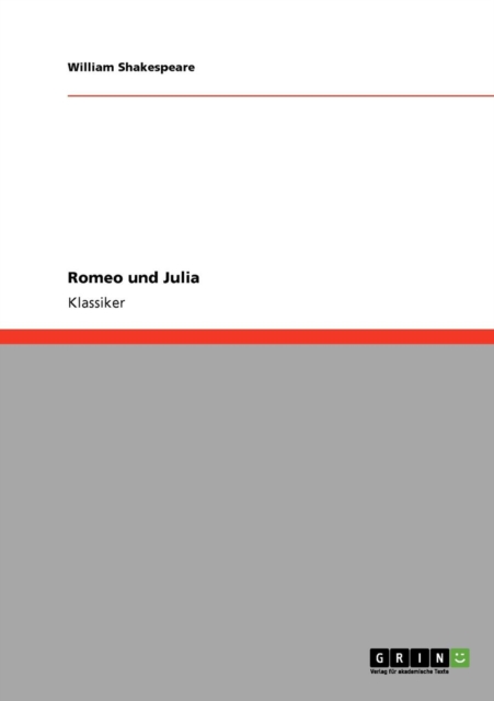 Romeo Und Julia, Paperback / softback Book