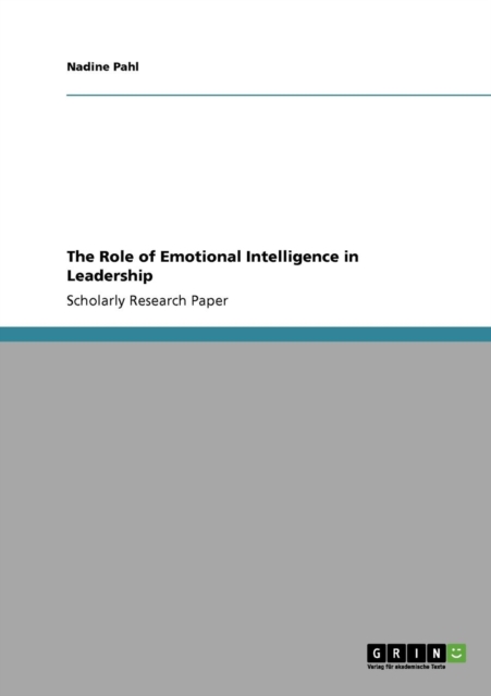The Role of Emotional Intelligence in Leadership, Paperback / softback Book