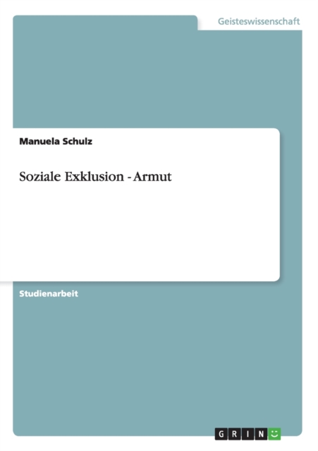 Soziale Exklusion - Armut, Paperback / softback Book