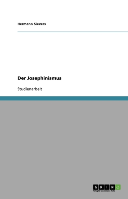 Der Josephinismus, Paperback / softback Book