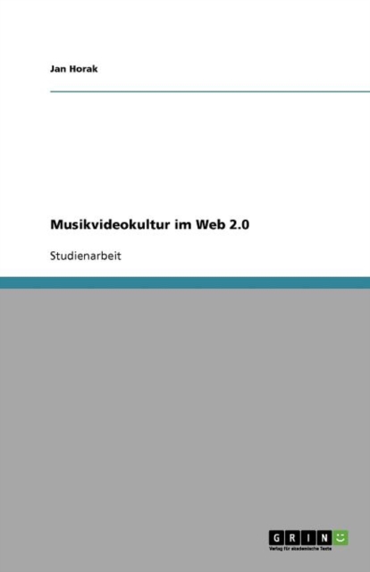 Musikvideokultur Im Web 2.0, Paperback / softback Book
