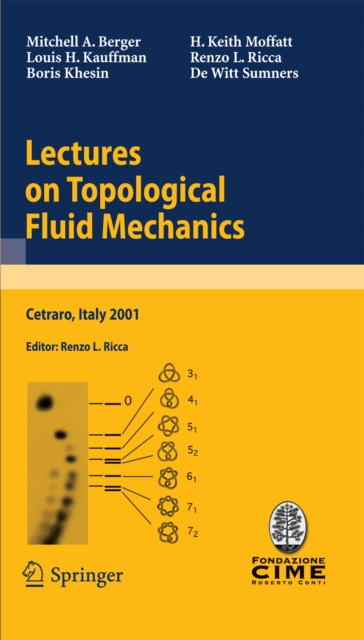Lectures on Topological Fluid Mechanics : Lectures given at the C.I.M.E. Summer School held in Cetraro, Italy, July 2 - 10, 2001, PDF eBook
