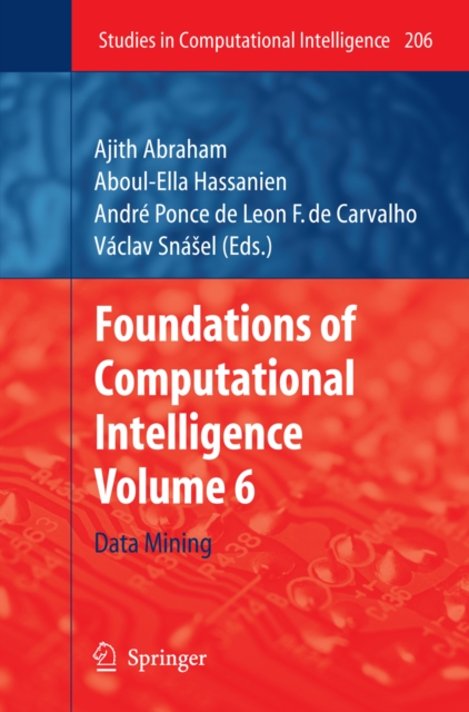 Foundations of Computational Intelligence : Volume 6: Data Mining, PDF eBook