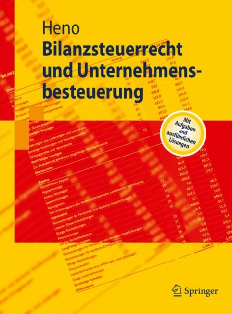 Bilanzsteuerrecht Und Unternehmensbesteuerung, Paperback / softback Book