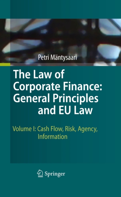 The Law of Corporate Finance: General Principles and EU Law : Volume I: Cash Flow, Risk, Agency, Information, PDF eBook