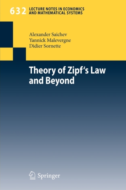 Theory of Zipf's Law and Beyond, Paperback / softback Book