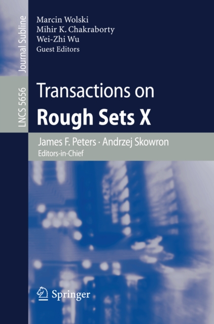 Transactions on Rough Sets X, PDF eBook