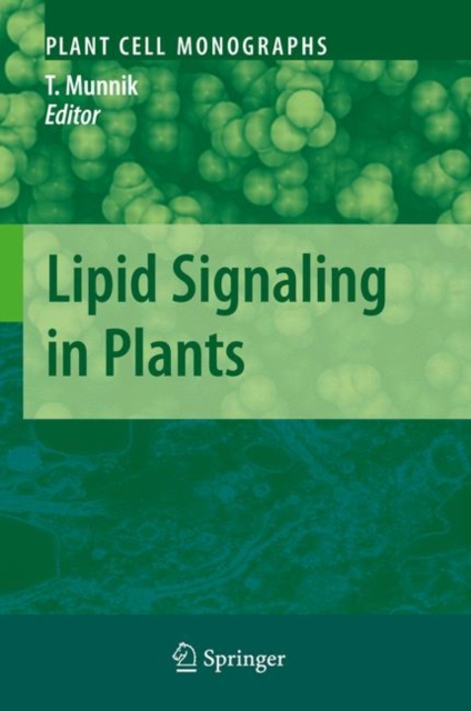 Lipid Signaling in Plants, Hardback Book