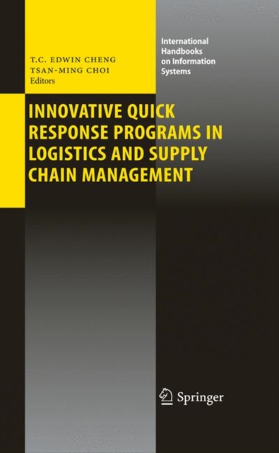 Innovative Quick Response Programs in Logistics and Supply Chain Management, Hardback Book