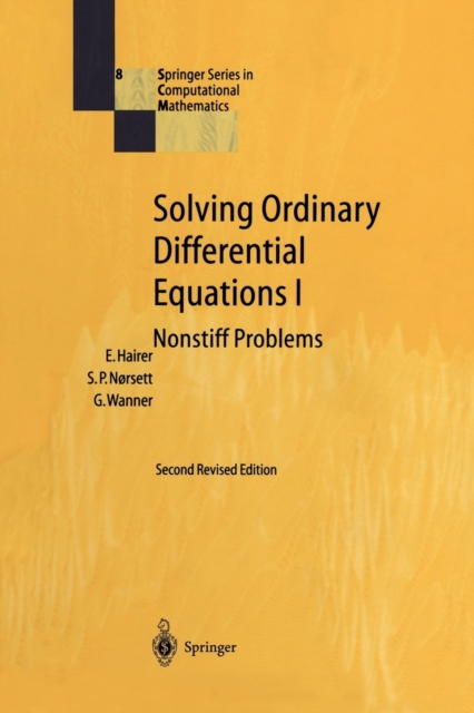 Solving Ordinary Differential Equations I : Nonstiff Problems, Paperback / softback Book