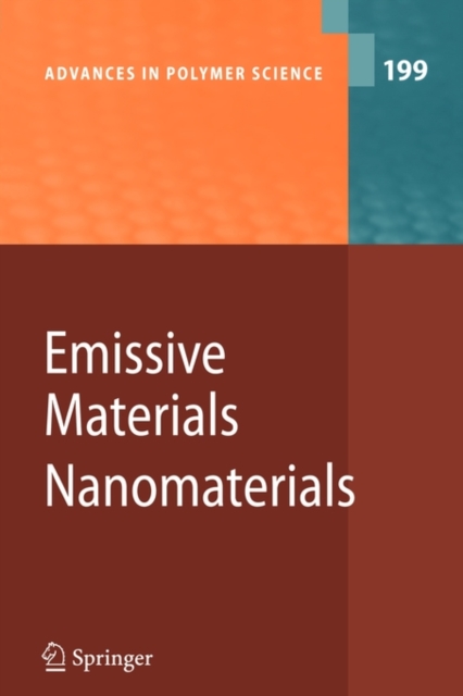 Emissive Materials - Nanomaterials, Paperback / softback Book