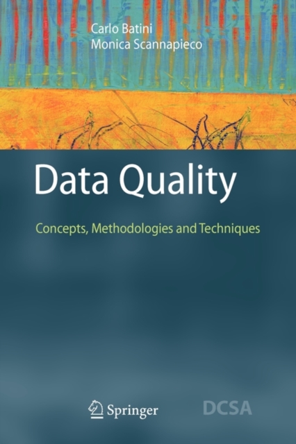 Data Quality : Concepts, Methodologies and Techniques, Paperback / softback Book