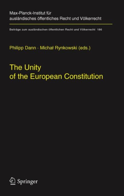 The Unity of the European Constitution, Paperback / softback Book