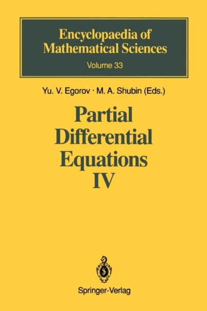 Partial Differential Equations IV : Microlocal Analysis and Hyperbolic Equations, Paperback / softback Book