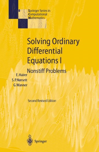 Solving Ordinary Differential Equations I : Nonstiff Problems, Paperback / softback Book