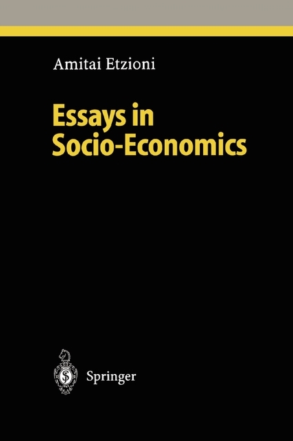 Essays in Socio-Economics, Paperback / softback Book